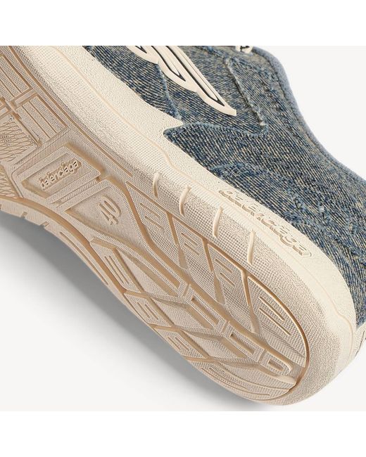 Balenciaga Gray Hamptons Low-Top Sneakers