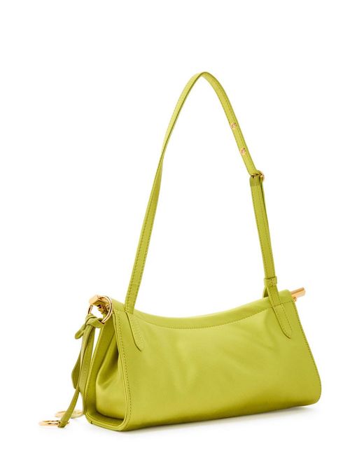 Alaïa Yellow Satin Shoulder Bag