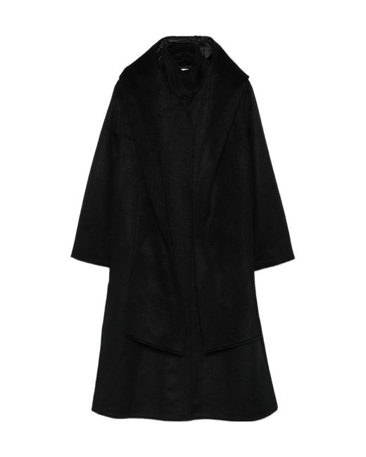 Forte_forte Black Long-Sleeved Coat
