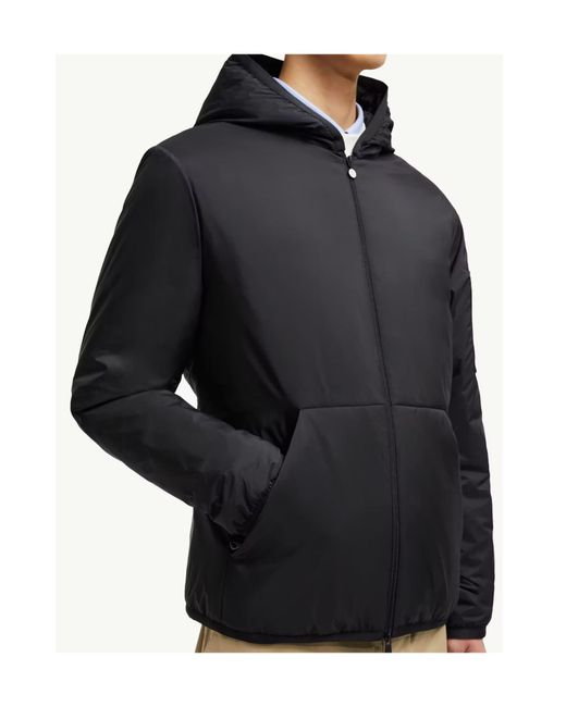 Moncler Blue Zip-Up Hooded Jacket for men