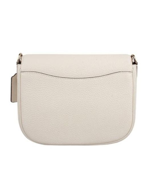 COACH Natural Amelia Saddle Shoulder Bag
