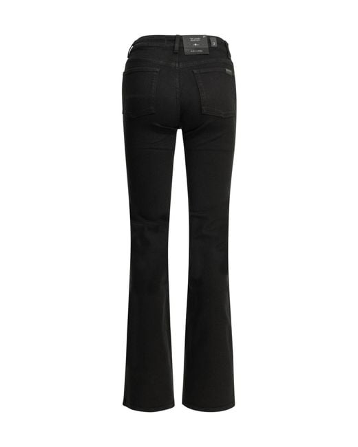 7 For All Mankind Black Belt-Loop Jeans