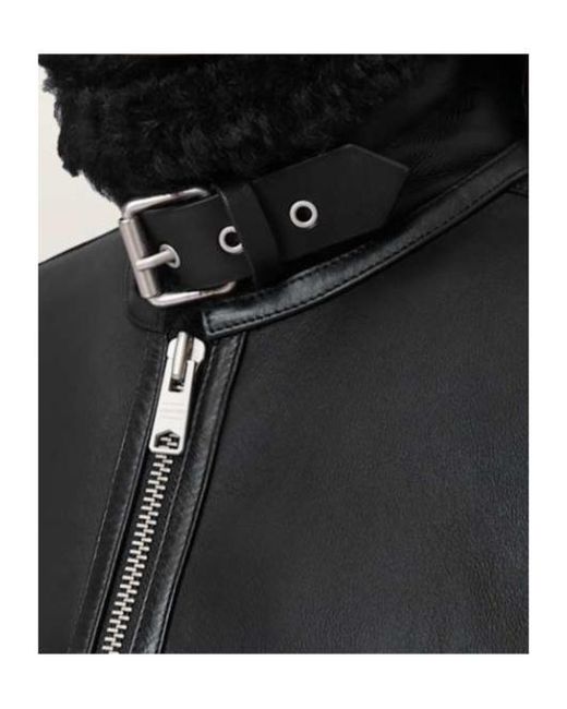 AllSaints Black Lorel Zip Jacket