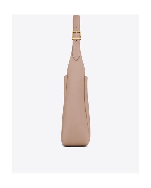 Saint Laurent White Le 5 À 7 Soft Small