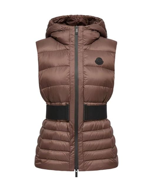 Moncler Brown Vests