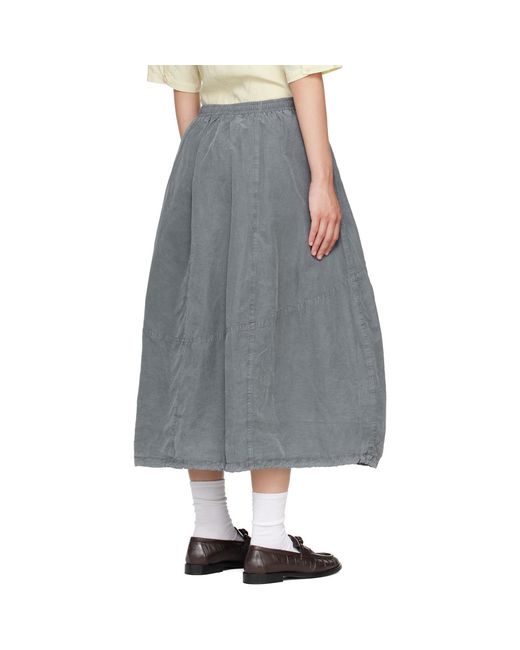 YMC Gray Parachute Skirt