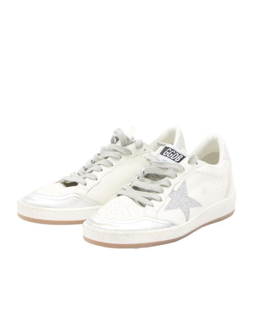 Golden Goose Deluxe Brand White Ball-star Sneakers