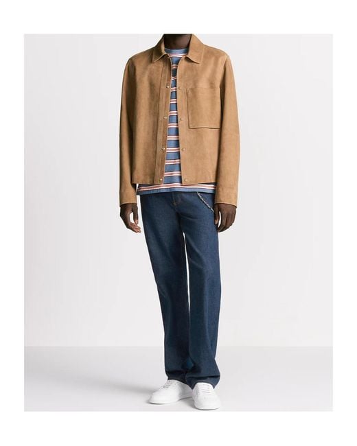 Dior Brown Leather Jacket Clothing for men