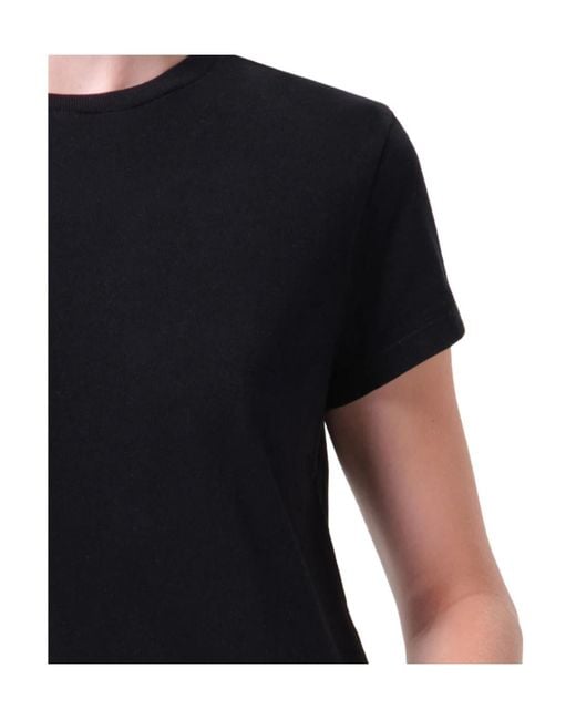 Agolde Black Cotton Tee