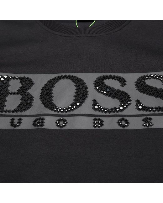 Boss Black Logo Detail Sweater for men
