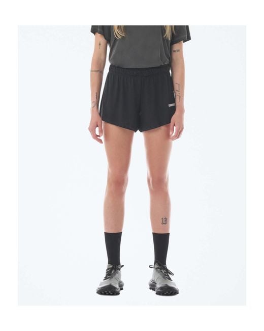 Satisfy Black Space-O 2.5 Perforated Performance Shorts