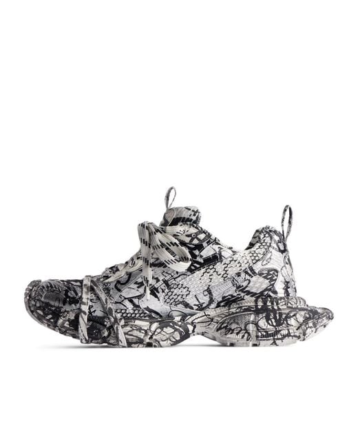Balenciaga White 3Xl Lace-Up Sneaker for men
