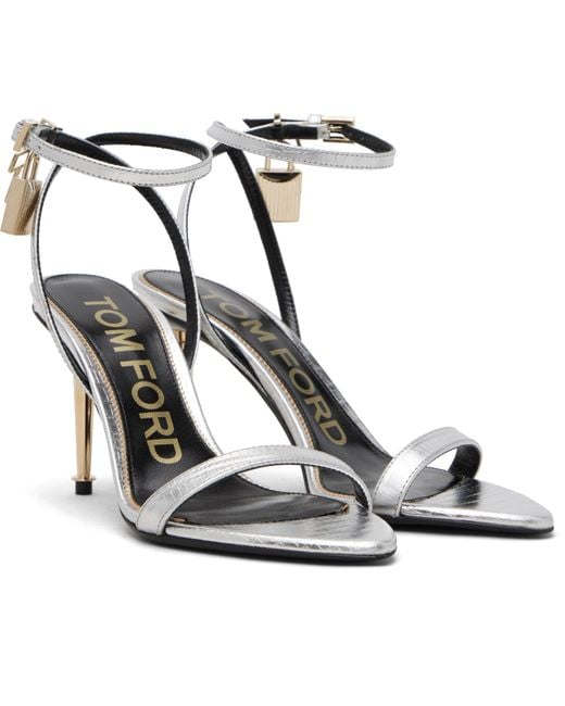 Tom Ford White Pointed-Toe Open-Toe Sandals