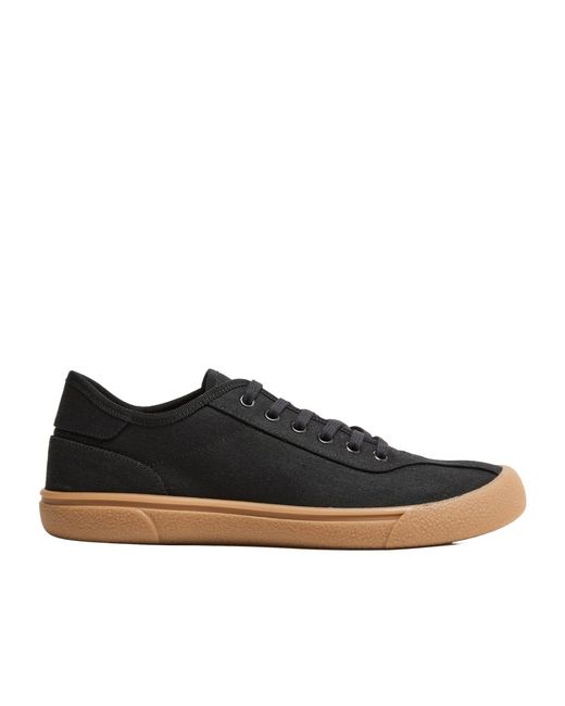 The Row Black Canvas Sneakers