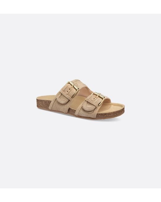 Dior Multicolor Round-Toe Sandals