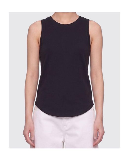 Thom Krom Black Sleeveless Longline Top