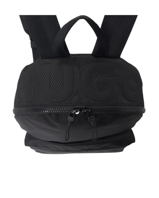 Boss Blue Zippered Backpack for men