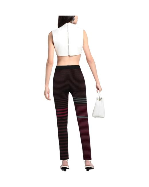 Isabel Marant Multicoloured Striped Knit Trousers