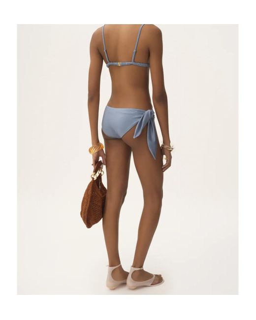 Chloé Blue Chloé Knotted Bikini Bottoms