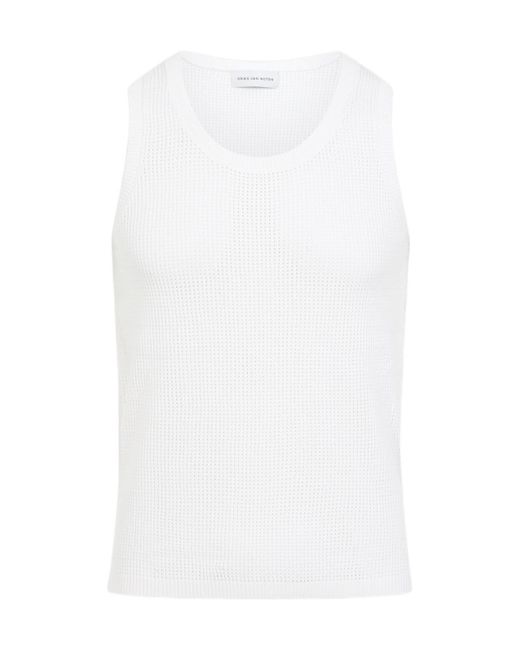 Dries Van Noten White Merit Top for men