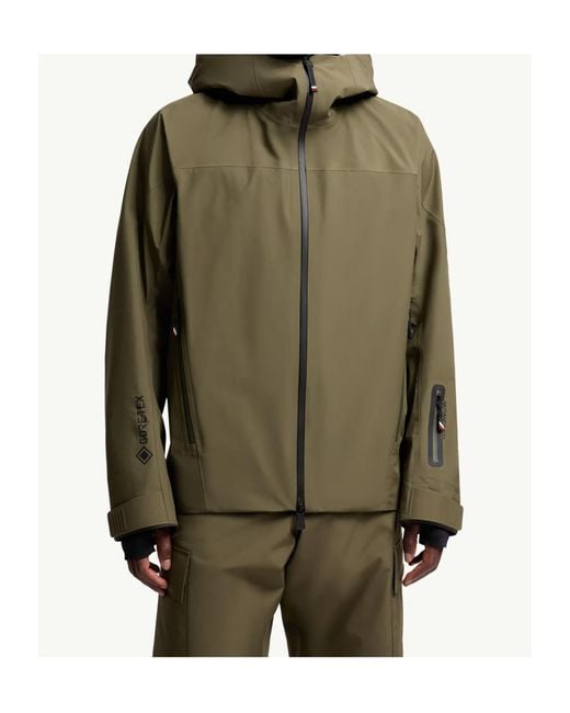 Moncler Green Grenoble Hinterburgs Hooded Ski Jacket for men