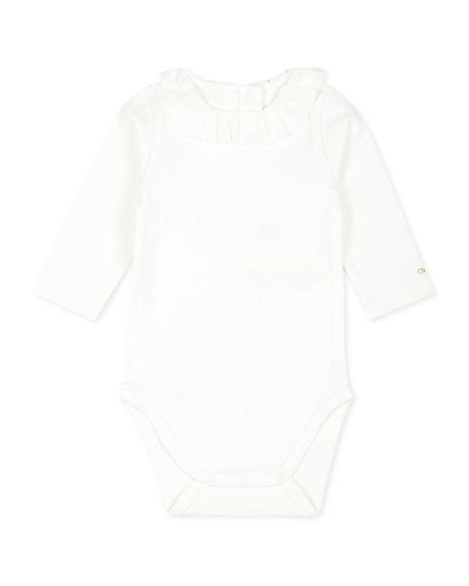 Chloé White Ruffle-Detail Pyjamas Set