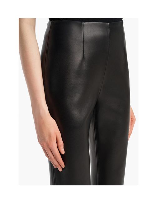 Khaite Black High-Rise Straight-Leg Pants