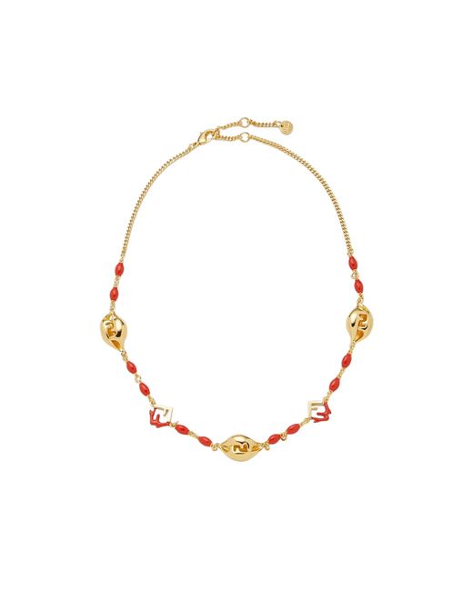 Fendi Metallic Forever Necklace