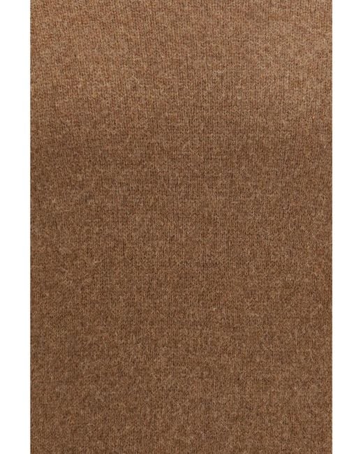 Roberto Collina Brown Long-Sleeved Sweater for men