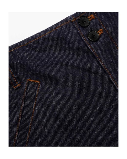 Self-Portrait Black Cargo Barrel-Leg Jeans