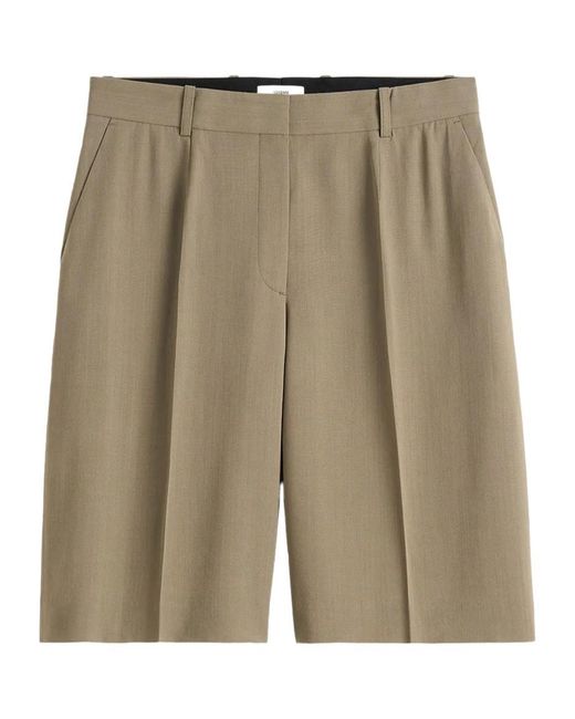 Totême Green Totême Tailored Bermuda Shorts