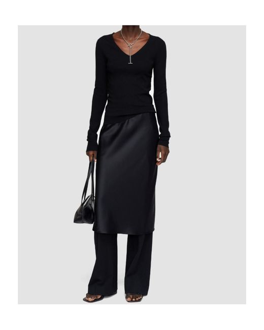 Joseph Black V-Neck Sweater