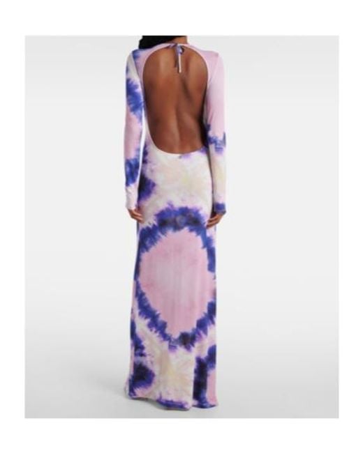 Rabanne Purple Dyed Maxi Dress