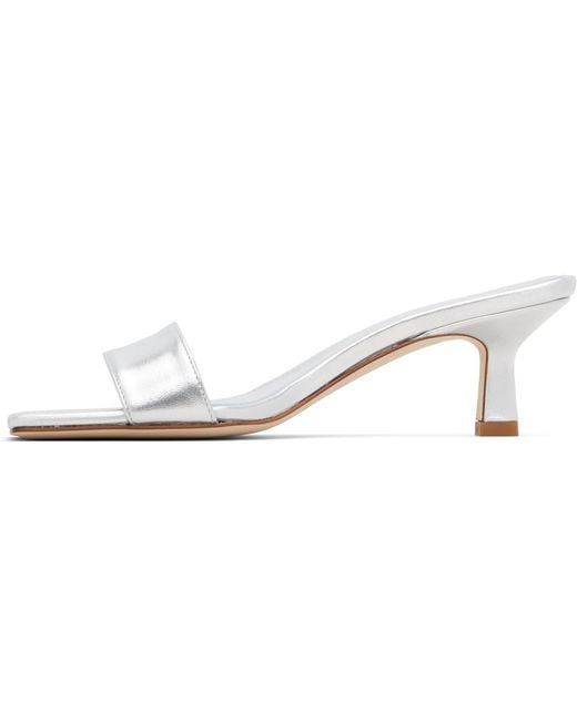 Aeyde White Gilly Sandals
