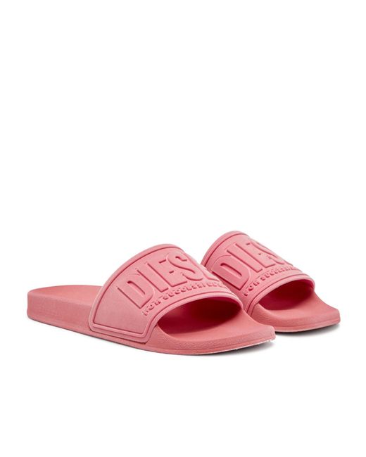 DIESEL Pink Sa-Mayemi Slides