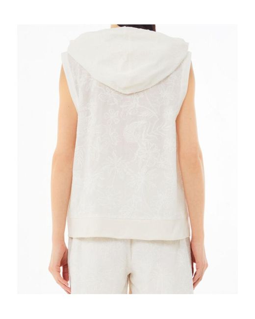 Liu Jo White Embroidered Vest