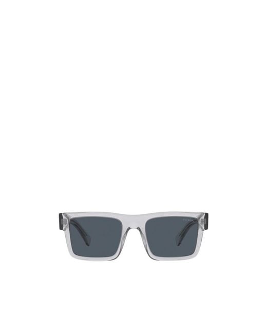 Prada Blue Eyewear Square Frame Sunglasses for men