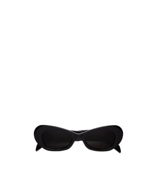 Retrosuperfuture Black Geometric Frame Sunglasses for men