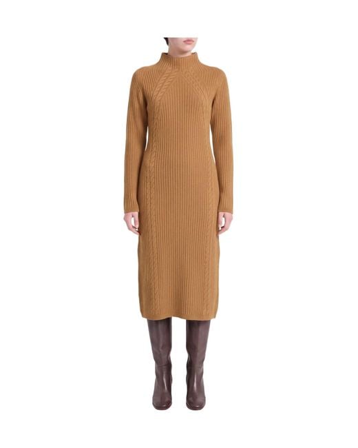 Max Mara Brown Bodycon Dress