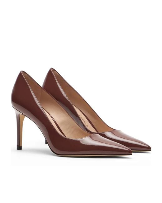 Stuart Weitzman Brown Stuart Power Pump 85