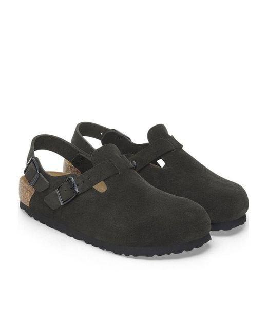 Birkenstock Black Tokio Side-Buckle Slingback Sandals for men
