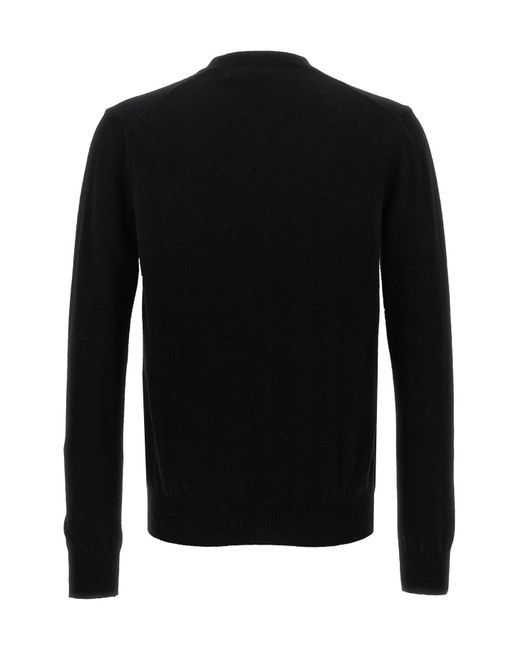 COMME DES GARÇONS PLAY Black Heart-Logo Button Cardigan for men