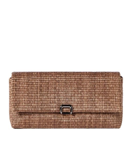 Brunello Cucinelli Brown Sartorial Clutch Bag