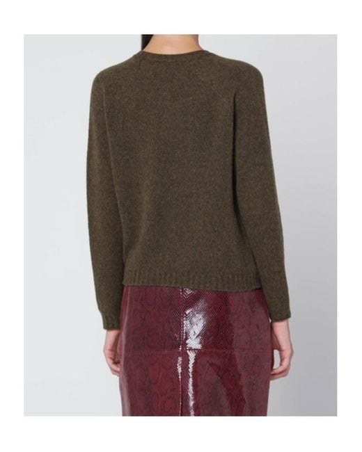 Roberto Collina Multicolor V-Neck Long-Sleeved Sweater