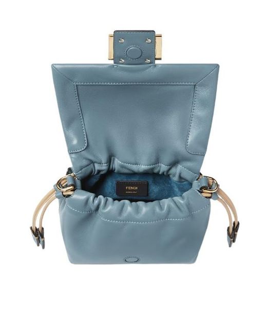 Fendi Blue Mamma Baguette Small
