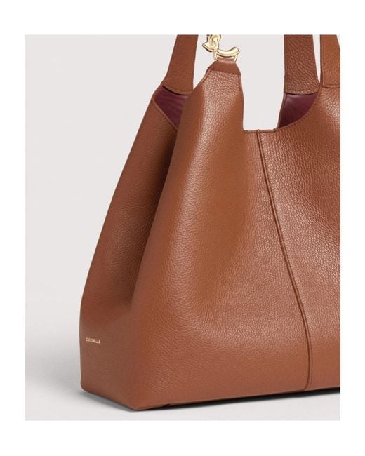 Coccinelle Brown C-Easy Large Shoulder Bag