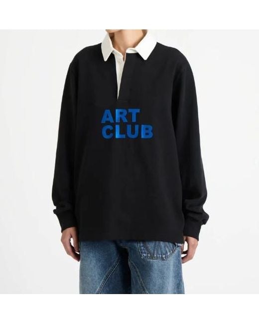 J.W. Anderson Blue Jw Anderson Art Club Rugby Polo Top