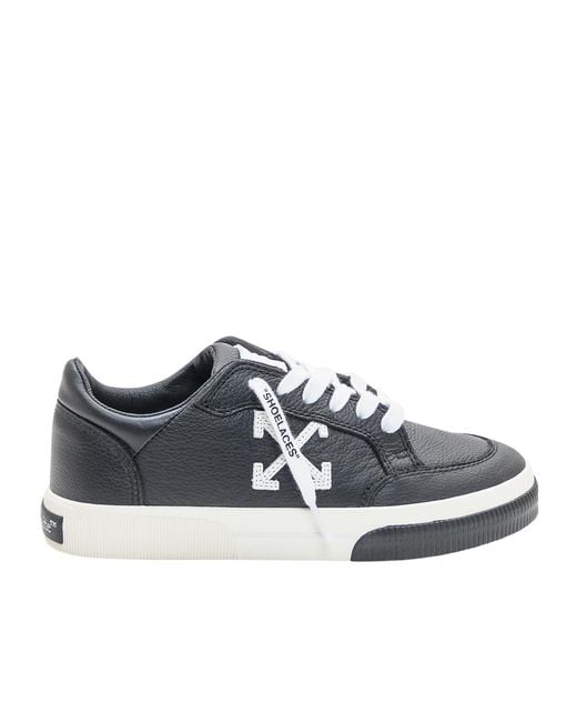 Off-White c/o Virgil Abloh Blue Arrows Round Toe Lace-Up Sneakers