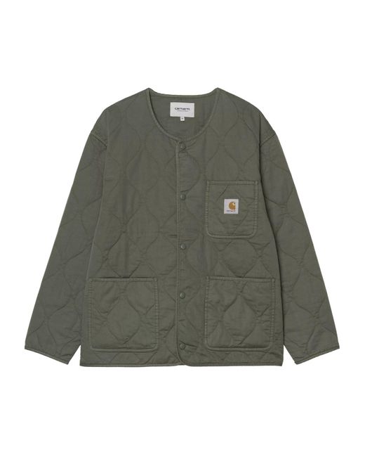 Carhartt Green Skyton Quilted Jacket for men