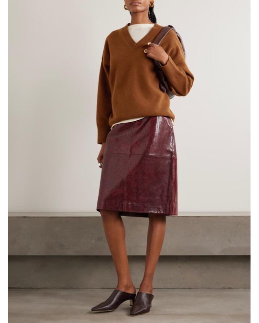 Rohe Brown Wool Blend Sweater